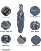 Canvas Laptop Bag for Men, Blue