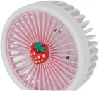 Immutable Mini Portable Usb Hand Fan Built-In Rechargeable Battery Operated Summer Cooling Mini Fan With Standing Holder Handy Base For Home Office Indoor Outdoor Travel -Multicolor