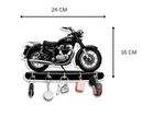 Khatu Crafts Royal Enfield shaped MDF keyholder 10x5in