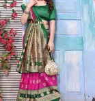 Art Silk Printed Saree for Women 