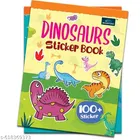 Dinosaurs Sticker Book for Kids – Fun Activity Sticker Book with 100+ Reusable Dinosaur Stickers for Learning, Creativity, Brain Development, Early Years Education, Birthday Gift, Homeschooling & Preschool Activity Fun