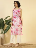 Tie Up Georgette Kurti for Women 