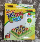 Wooden Tic Tac Toe Game for Kids (Multicolor)