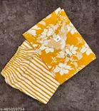 Dull Cotton Floral Print Kurta Set for Women 