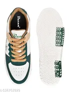 White & Casual Trendy Sneakers for Men 