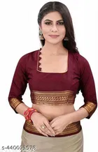 Cotton Silk Zari Woven Saree for Women 