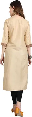 Women Cotton Blend Printed Kurta 