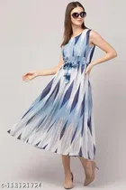 Pretty Sleeveless Georgette Kurti for Women 