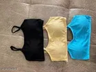 Cotton Bra for Women, Multicolour, Pack of 3 