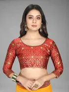 SVB Saree Vichitra Silk Saree With Jacquard Blouse 