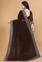 Georgette Embellished Saree for Women 
