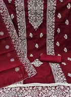 Embroidered Floral Patiala Suits for Women 