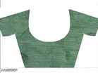 Organza Embroidered Saree For Women, Green