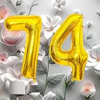 Foil Balloon for Birthday Celebration, No. 74 