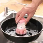Kitchen Sink Brush with Soap Dispenser | Dish Cleaning Brush 