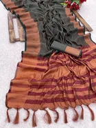 Jacquard Printed Saree for Women 