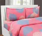 Glace Cotton Printed Double Bedsheet with 2 Pillow Covers 