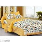 Cotton Queen Bedsheet with 2 Pillow Cover 