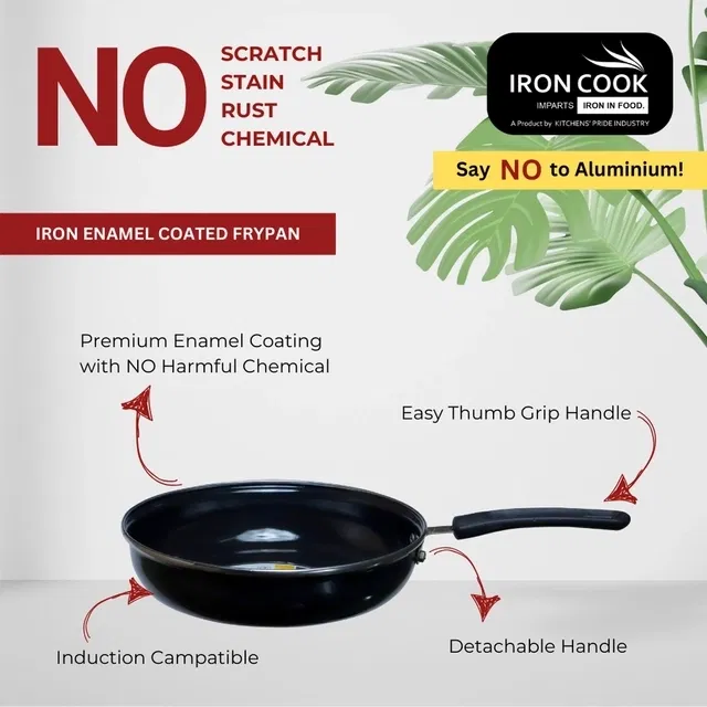 Enamel Coated Fry Pan (24 cm)