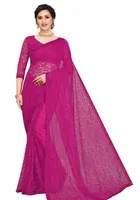 Net Floral Saree for Women 