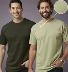 Polyester Round Neck T-shirt for Men, Multicolour, Pack of 2 
