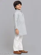 Cotton Blend Kurta with Pyjama for Boys 