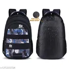 Polyester Backpack for Men & Women, Black