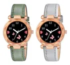 Designer Leather Analog Watch for Women & Girls 