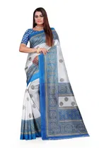 Art Silk Printed Saree for Women 