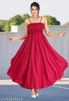 Poly Crepe Dress for Women 