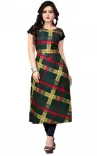 AK Fashion Mall Women Crepe Kurti 