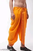 Cotton Silk Dhoti for Men, Pack of 2 