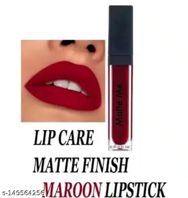 Matte Me Liquid Lipstick (Maroon)