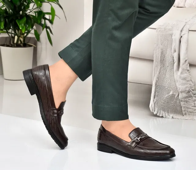 Loafers for Men (Brown, 9)