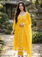 Georgette Punjabi/All Over Suits for Women 