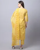 Cotton Cambric Printed Kurta Set for Women 