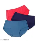 Seamless Silk Lingerie Set for Women, Pack of 3 