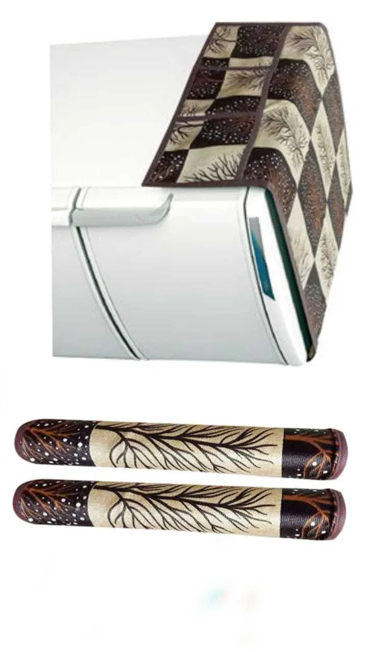 Refrigerator Covers (Brown) (A-149)