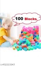 Plastic 100 Pcs Block Toys for Kids 
