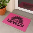 Status PVC Namastey Anti Skid Mat 38x58cm Pink