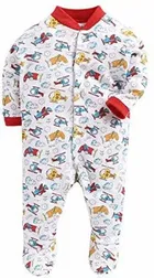 Hosiery Cotton Printed Rompers for Kids, Pack of 3, Multicolor 
