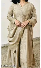 Floral Flared Kurta Set for Women 