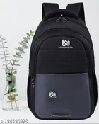 Polyester Backpack for Men & Women, Black