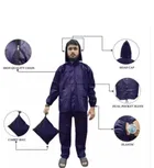 Polyester Solid Rainsuit for Men 