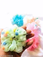 Pure Net Scrunchies for Women, Pack of 12 