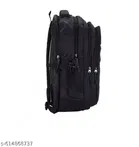 48L Black Laptop Backpack with 5 Compartment, Bottle Pocket, Front Pocket|Fits upto 17Inch Laptop Bag |Business, College, School Backpack|Casual Daypacks|Durable Backpack for Men & Women trendy men backpack