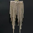 Diamond Chain Drop Earrings for Women 