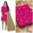 Chanderi Cotton Unstitched Dress Material for Women 