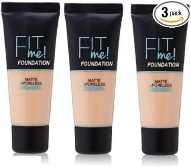 Fit Me Matte, Poreless Liquid Tube Foundation (Multicolor, 120 ml) (SE-30)