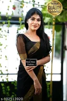 Georgette Printed Saree for Women 